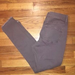 Express Wmns Legging Khaki Pant Mid-Rise Sz 4R New